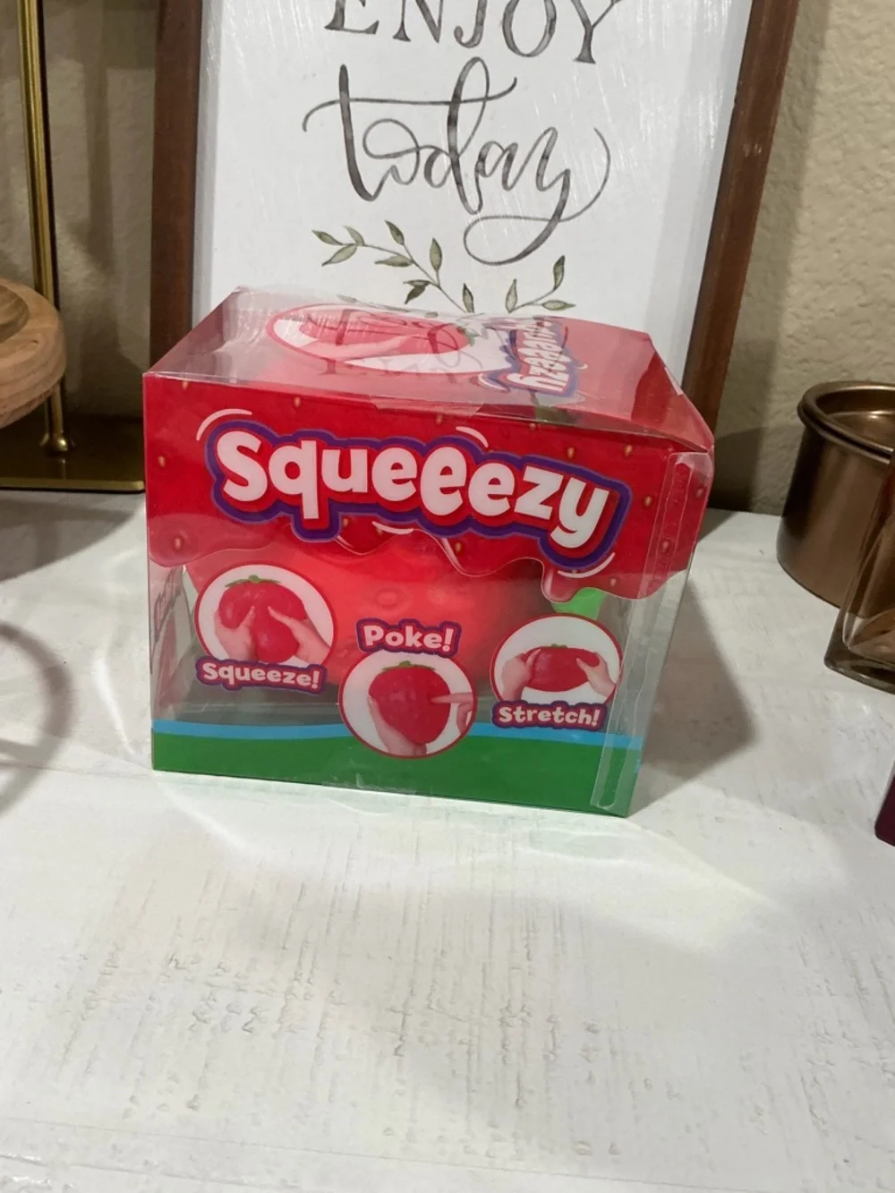 Strawberry Stress Toy - Red